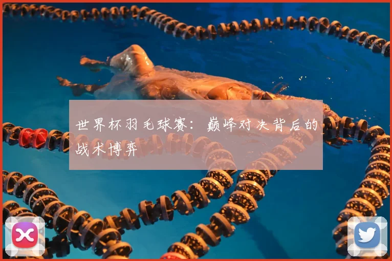 世界杯羽毛球赛:巅峰对决背后的战术博弈